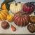 10 decorative artificial pumpkins and gourds & a 12" burlap jack-o-lantern 1 thumbnail
