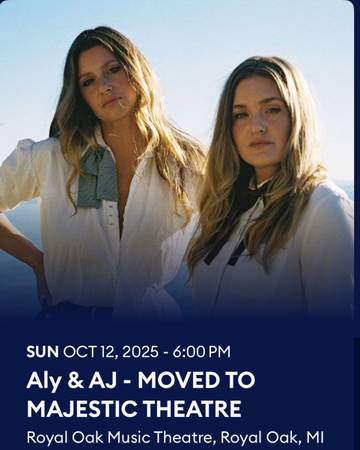 Aly and AJ Tonight! 1