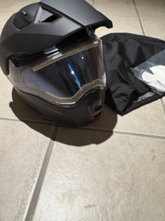 Snowmobiling gear. 1