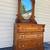 Solid Oak Chest with Oval Table Mirror 2 thumbnail