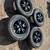 Toyota Prius black wheels with 195 65 15 General Altimax Arctic 12 snow tires 2 thumbnail