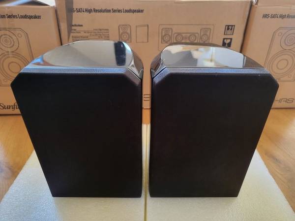 SUNFIRE HRS-SAT4 Speakers NIB (Bookshelf or Wall Mountable) 1
