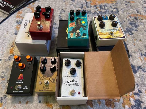Guitar pedal fuzz overdrive distortion eqd keeley mythos supercool 1
