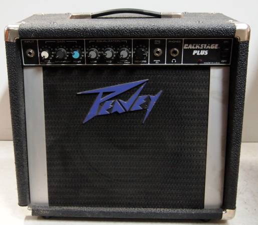 Vintage 80's Peavey USA Backstage Plus 35w 1x10 Guitar Combo Amp 1