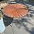 Mid Century modern sunbust outdoor indoor round table 2 thumbnail