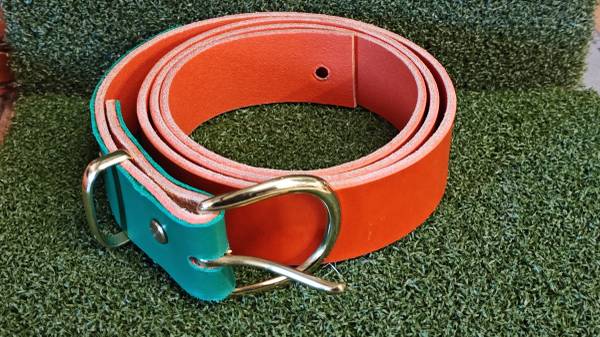 Handmade leather Famu belt 1