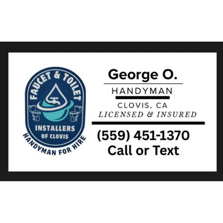 Clovis Handyman – Gutters, Drywall, Faucets, Toilets, Pressure Washing 1