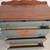 Vintage Solid Wood 4-Drawer Dresser / Chest of Drawers Sage Green & Na 5 thumbnail