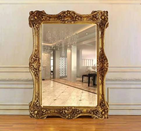 XL Ornate Floor Mirror Statement Piece - OBO, delivery 1