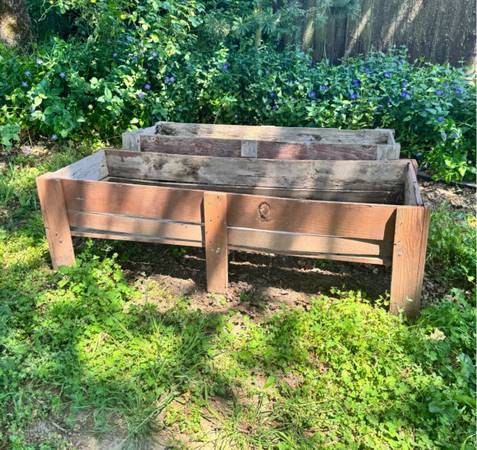 Raised flower garden beds 1