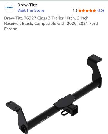Class 3 trailer hitch ford escape s 1