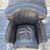 Punk professor black leather timothy oulton silver studd swivel chairs 11 thumbnail