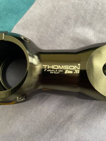 Thomson Elite X4 stem 80mm, 31.8, 0 degree rise 1
