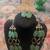 ISIS Gold Green Style Necklace & Earrings Set 2 thumbnail