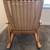 VINTAGE HANS WEGNER STYLE MID CENTURY WOOD & ROPE ROCKING CHAIR 3 thumbnail