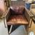 FABULOUS HIGH-END LEATHER & WICKER ARMCHAIR AT CHARMAINE'S 1 thumbnail