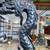 Vintage Chinese Carved Wood Dragon Sculpture Floor Stand Short Verison 2 thumbnail