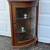 antique Oak corner display case 2 thumbnail
