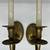 Set of 2 Antique Bronze Gold Sconce Light 4 thumbnail