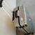 slightly used hard shell silver with beige interior luggage 8 thumbnail