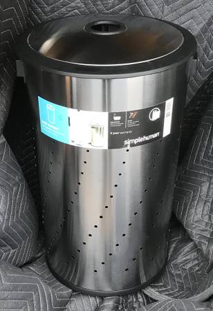 SimpleHuman Modern Bath Laundry Hamper — BRAND NEW — Stainless Steel 1