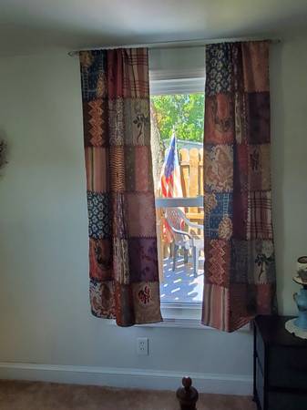 Assorted Lot Drapes/Curtains Farmhouse/Traditional Style 1