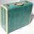 Vintage Samsonite 21" Suitcase Bermuda Green Marbled Luggage with Key 1 thumbnail