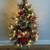 Pre-Lit Flocked Artificial Potted Christmas Tree 3 thumbnail