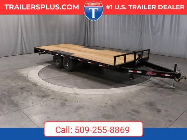 2026 Interstate 8.5X20 Deckover Equipment 14K Trailer Black 1