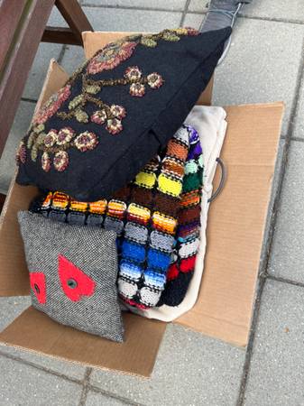 Assorted blankets and pillows 1