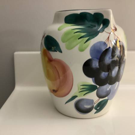 Vintage Handmade Painted Pitcher Made In Italy 1