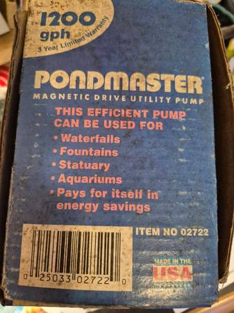 Pond Master Pump 1