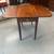 ANTIQUE SHERATON MAHOGANY 1 DRAWER ROPE LEG DROP LEAF DINING TABLE 8 thumbnail