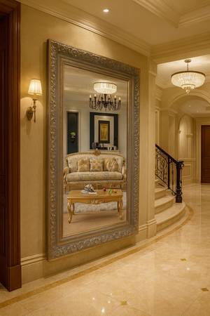 Beautiful Large Ornate Wall Mirror 1