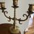 Solid brass 3-arm candelabras 4 thumbnail