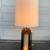TALL MID CENTURY LAMP WITH ACRYLIC FINS 7 thumbnail