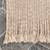 TAN 8' X 10' TASSELED INDOOR/OUTDOOR VRAIDED RUG - ALLNEW 6 thumbnail