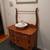 Antique Washstand Wash Table with Towel Rack & Basin/Pitcher 3 thumbnail