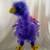 Charming Purple and Red Feathered Flamingo Hand Marionette - With Char 1 thumbnail