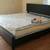 King size bed frame and a mattress 1 thumbnail