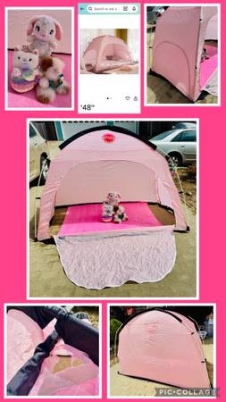 Pink Bed Tent 1