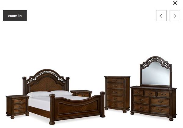 Master Bedroom King Set-solid wood 1