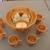 Tom and Jerry Vintage Fire King Carnival Glass Bowl Set 4 thumbnail