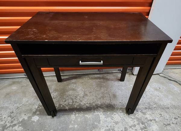 NESTING TABLE DESK COMPUTER DESK WORKSTATION WOOD DESK 1