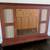Wooden Decorative Shelf with Mirror, Hooks and 4 Slots for 4x6 Pics 1 thumbnail
