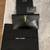 SAINT LAURENT Smooth Shiny Calfskin Monogram Uptown Clutch Black 5 thumbnail