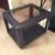 Black End table with beveled glass top 5 thumbnail