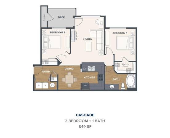 $1,950 / 2br - 849ft2 - Short Commute to Intel, Nike, Columbia Sportswear & Adidas Campuses (Cedar Mills)64038883648641121