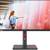 Lenovo ThinkVision P24q-30 24" Class WQHD LED Monitor - NEW Black 1 thumbnail