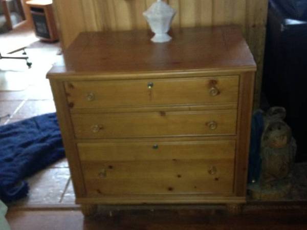 Solid Pine Lateral file Cabinet 1